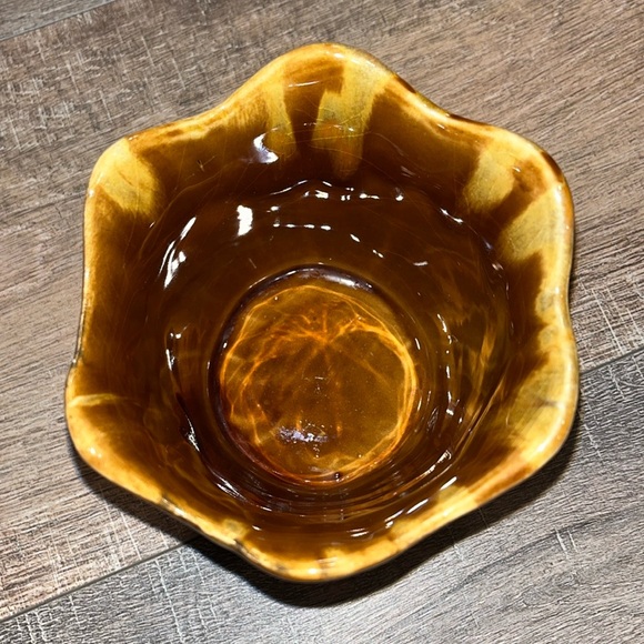 Vintage California Original Drip Glaze Tulip Planter Pot Vase Holder 4" 1066 MCM - Picture 2 of 4